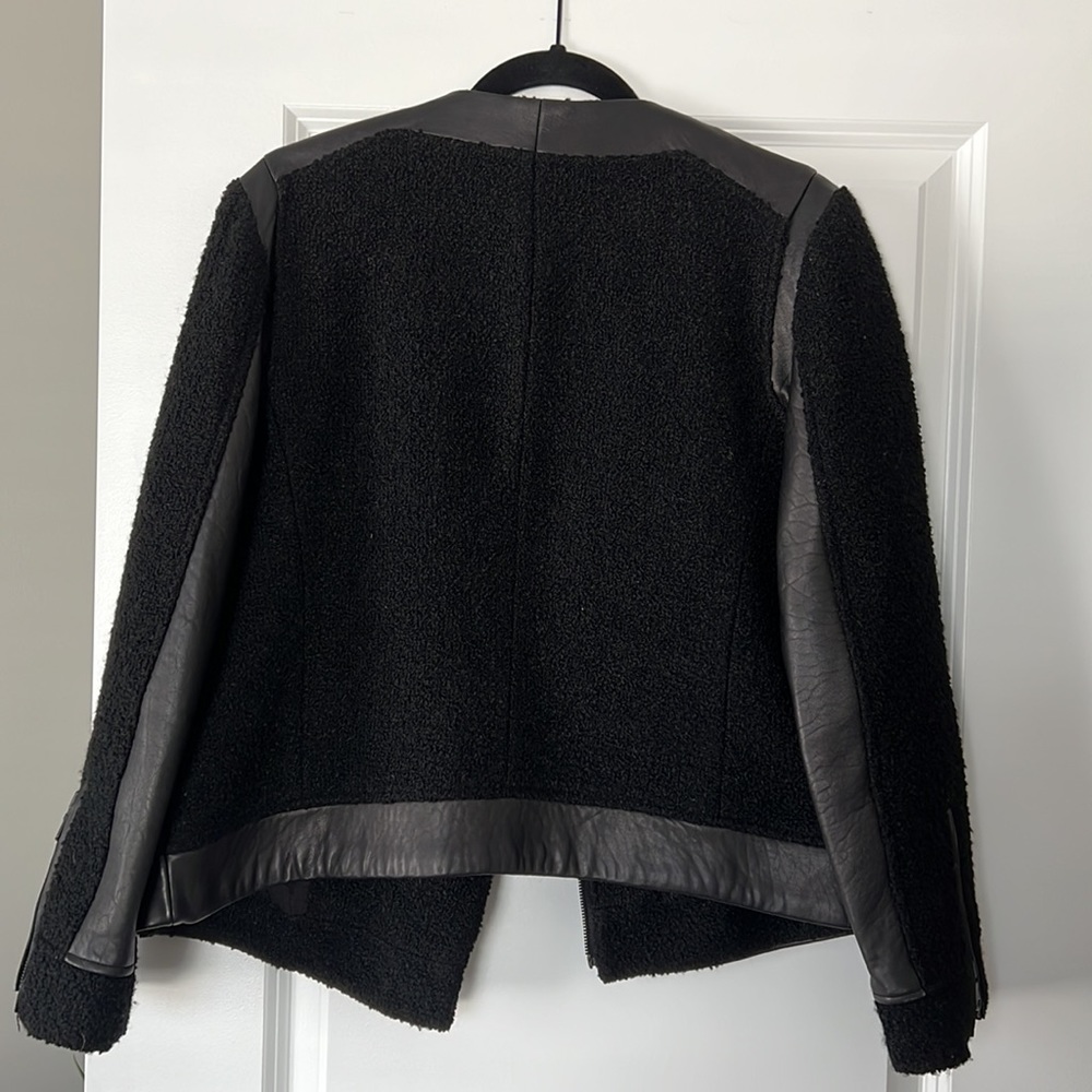 Club Monaco Wool & Leather Jacket View 6